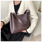 Single Shoulder Crossbody Womens Bag Large Capacity Minimalist Bucket 