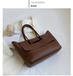 Vintage Tote Bag for Women Large Capacity Handbag Oversized Leather Shopper 