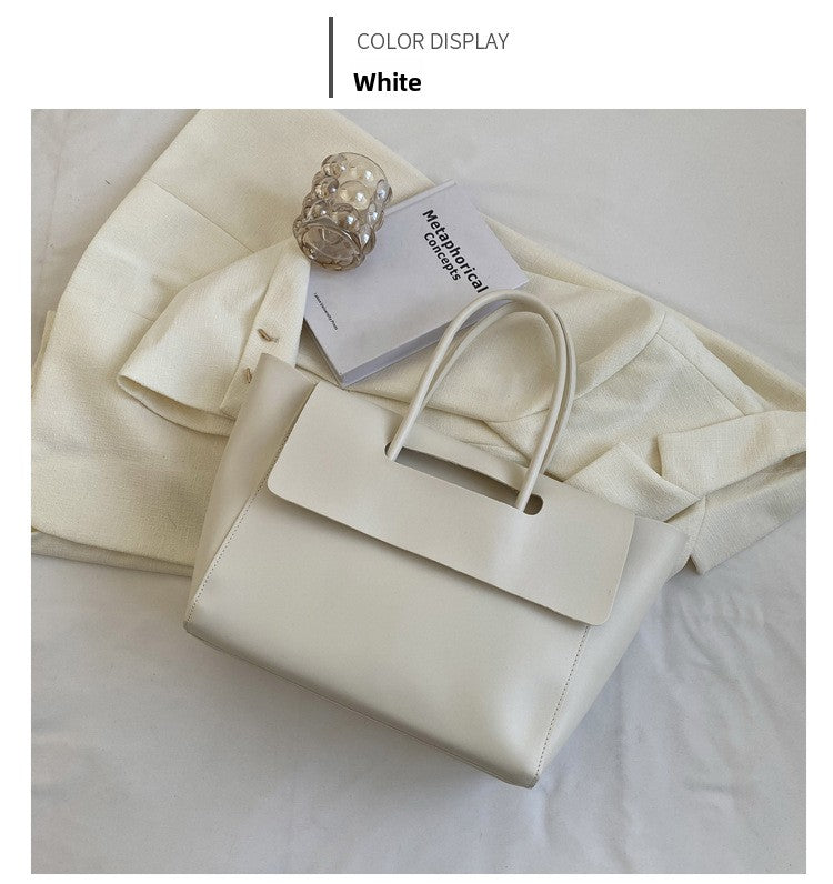 Vintage Tote Bag for Women Large Capacity Handbag Oversized Leather Shopper 