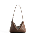 Full Grain Vegetable Tanned Leather Hobo Bag Vintage Underarm Shoulder Bag Large Capacity Crossbody Bag 