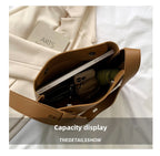 Single Shoulder Crossbody Womens Bag Large Capacity Minimalist Bucket 