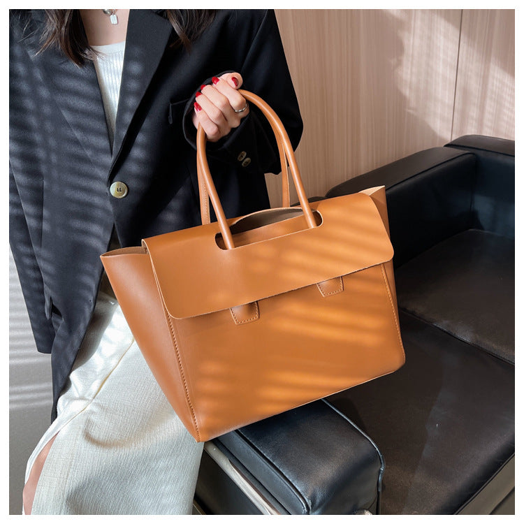 Vintage Tote Bag for Women Large Capacity Handbag Oversized Leather Shopper 