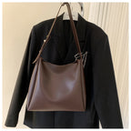 Single Shoulder Crossbody Womens Bag Large Capacity Minimalist Bucket 