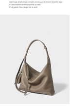 Genuine Leather Underarm Bag Small Batch Shoulder Bag Large Capacity Tote for Women 