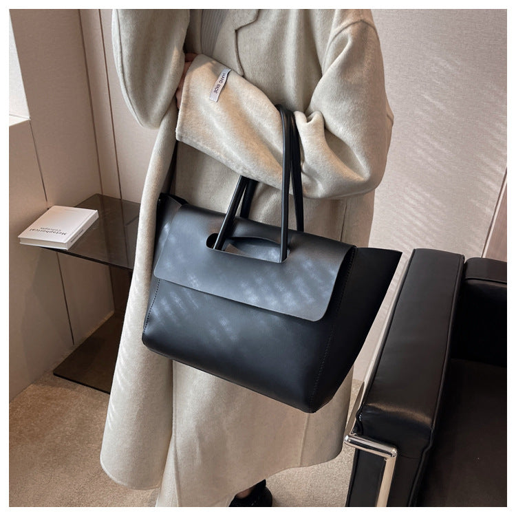 Vintage Tote Bag for Women Large Capacity Handbag Oversized Leather Shopper 