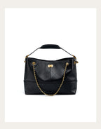 Suede Leather Bucket Bag Chain Strap Shoulder Crossbody Bag Large Capacity Top Handle Work Tote 