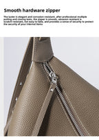 Genuine Leather Underarm Bag Small Batch Shoulder Bag Large Capacity Tote for Women 