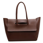 Vintage Tote Bag for Women Large Capacity Handbag Oversized Leather Shopper 