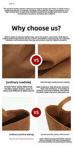 Vintage Suede Bucket Bag Nubuck Leather Handbag Shoulder Tote Large Capacity Work Bag 